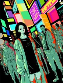 月光影院漫画改编动画《山猫侦探社》海报